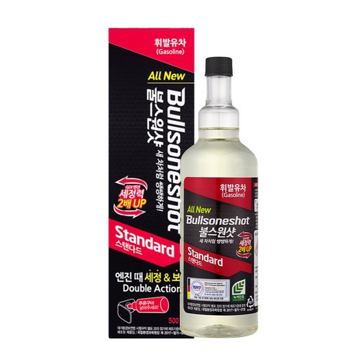 불스원 불스원샷 스탠다드 연료첨가제 (가솔린/휘발유용), 500ml, 1개