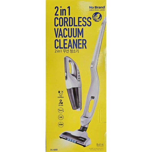 노브랜드 2IN1 무선청소기 CVL-N2001