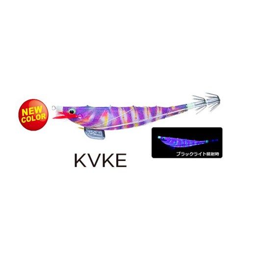 요즈리 정품 삼봉 에기 퍼플(KVPU) 스퀴드지그 에비 슷테 갑오징어 에기, KVKE