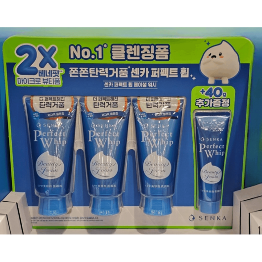 센카 퍼펙트휩 폼 클렌징 페이셜 워시 세안제, 3개