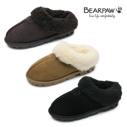 베어파우(BEARPAW) ISOBEL 양털 뮬 (womens) 3종 택1_따뜻한 겨울을 위한 베어파우 부츠 추천