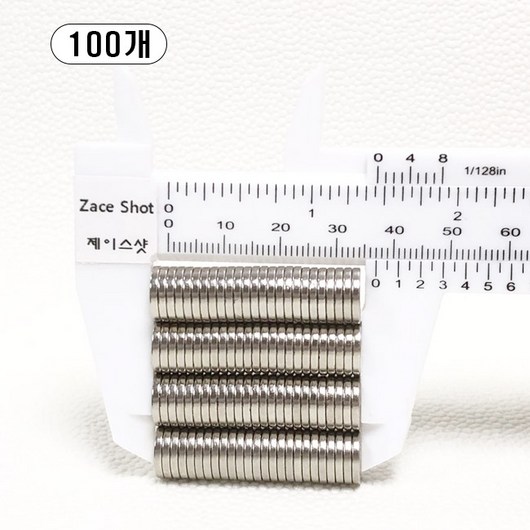 제이스샷 자석 네오디움 ND10*2T, 100개