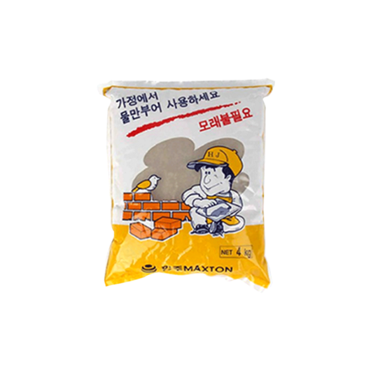 비앤티 몰탈시멘트 4kg 가정용시멘트 모래없이사용, 5개