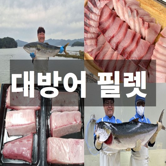 나만의건강by설리마켓 대방어 모듬회 필렛 대방어회, 1개, 500g (삼둥이초장 1팩)