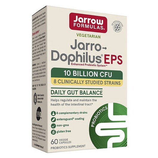 재로우 자로-도필러스 EPS 유산균 100억 베지 캡, 60정, 1개