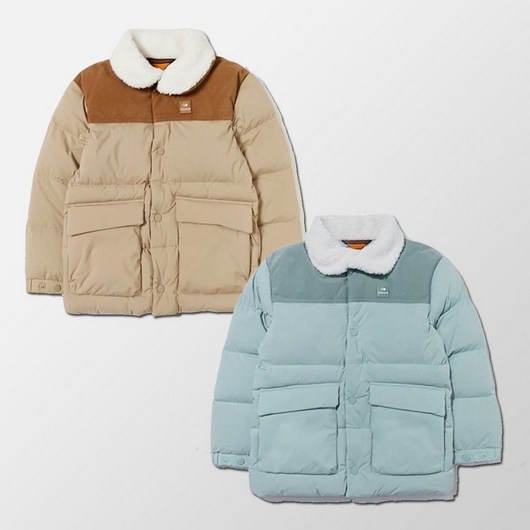 매장정품 아이더 EIDER 키즈 코듀로이 구스 다운 CORDUROY-P P UNI 자켓 JUW22510 1631130