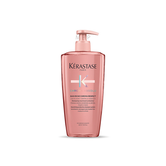 [컬러모발용 샴푸] Kerastase 케라스타즈 방 크로마 압솔뤼, 500ml, 1개