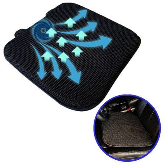 청성 쿨링 통풍 시트 바람 방석 차량용 여름 방석, USB, 1개