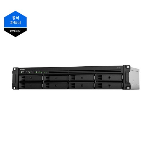 Synology(시놀로지) NAS RS1221+ 8BAY 랙마운트 타입(레일킷 별도) 3년보증