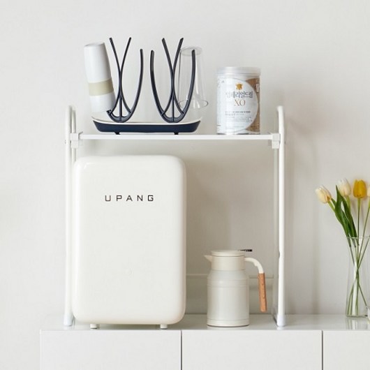 아이템톡 맘마존 분유존 정리 정돈 다용도 선반, 월넛 (E1 MDF), 1개