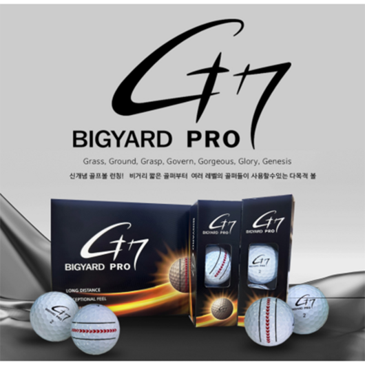 G7 빅야드 프로 골프공 12구, 단품