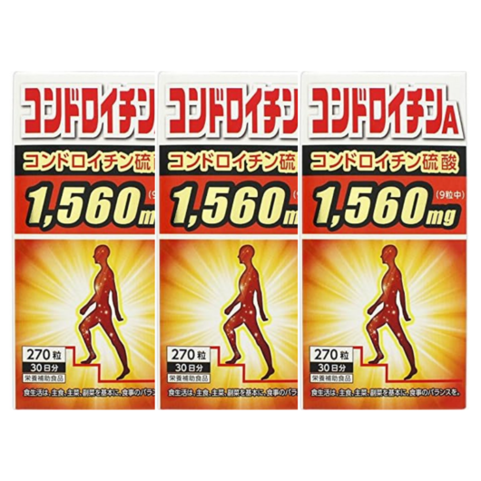 일본 콘드로이틴 콘드로이친 A 글루코사민 함유 270정 x 3개
