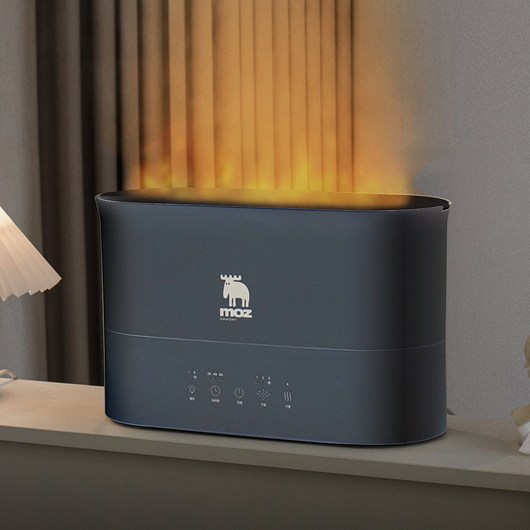 모즈스웨덴 불멍 복합식 가습기 DMH-2500L, 블랙