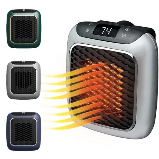 handy heater 미니 데스크탑 온풍기 전기 가열기 작은 태양 난방기 항온기, 그린