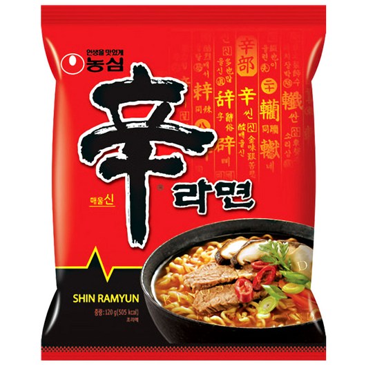 농심 신라면 120g, 5개