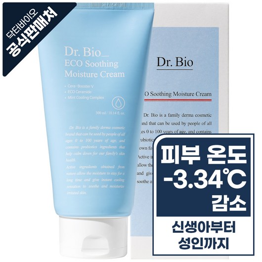 닥터바이오 에코 수딩 수분 크림, 300ml, 1개