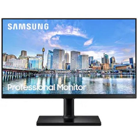 삼성전자 24인치 F24T450 FHD IPS 75Hz 피벗 높낮이조절 다각도 HDMI 와이드 모니터, 60cm