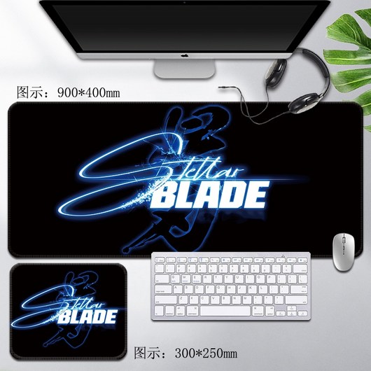 스텔라 블레이드 대형 초대형 컴퓨터 키보드 마우스 패드, 3mm, 800x400mm, 수박 레드 14, 1개