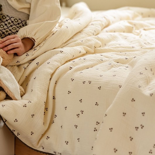 수스존 프리미엄 순면 이중 거즈 사계절 차렵이불 아기가을이불