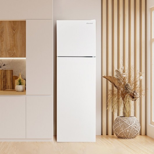 캐리어 클라윈드 2도어 슬림형 냉장고 방문설치, KRDT168WEM2