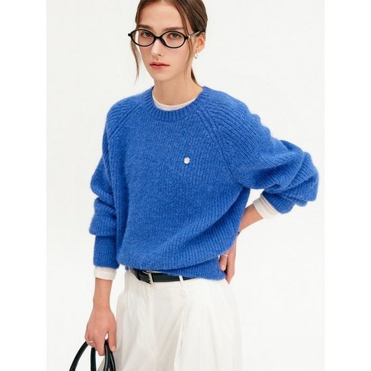 룩캐스트 벨라 울 라운드 니트 / BELLA WOOL ROUND KNIT_4colors