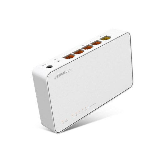 IPTIME V504 유선공유기 4포트, 1개