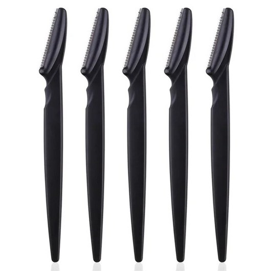 눈썹잔털지우개 눈썹 잔털 지우개 휴대용 트리머 블레이드 면도기 얼굴 제모 커터 안전 여성