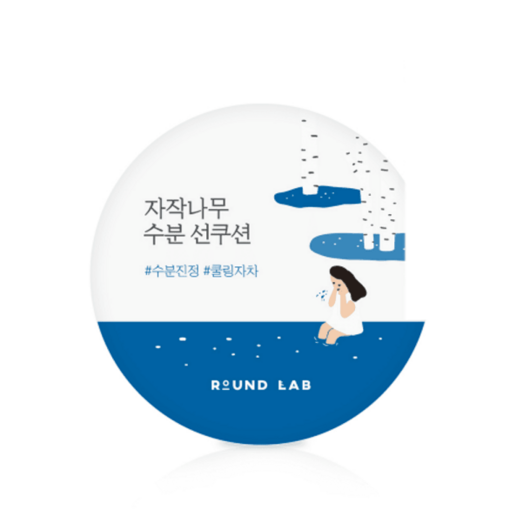 [정품] 라운드랩자작나무수분선쿠션 라운드랩자작나무 자작나무선쿠션 선쿠션 자작나무선팩트 자작나무선크림팩트, 2g, 1개