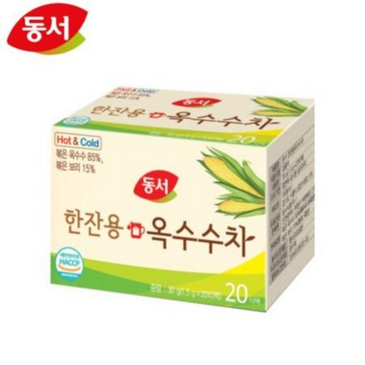 동서식품 한잔 옥수수차 20T, 1.5g, 20개입, 1개