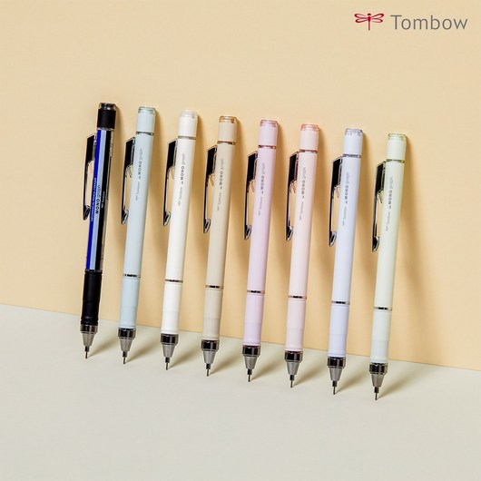 톰보우 모노그래프 그립 샤프 1mm, 페일 블루