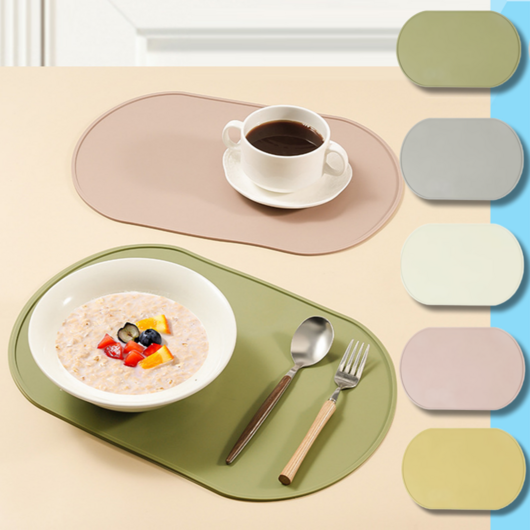 브로웰 북유럽 물로 닦는 인테리어 식탁매트, 샤인그레이 x 2개, 1개