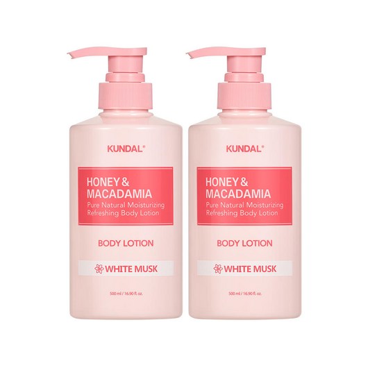 쿤달 바디로션 화이트머스크향 500ml 2개