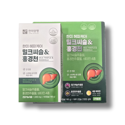 한미 헤파케어골드 1000mg x 180캡슐, 360정, 1세트
