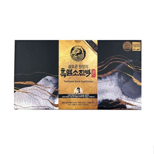 김오곤 흑염소진액 골드 70ml 30개입 x 4박스 511750