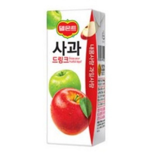 델몬트 드링크 사과, 190ml, 56개