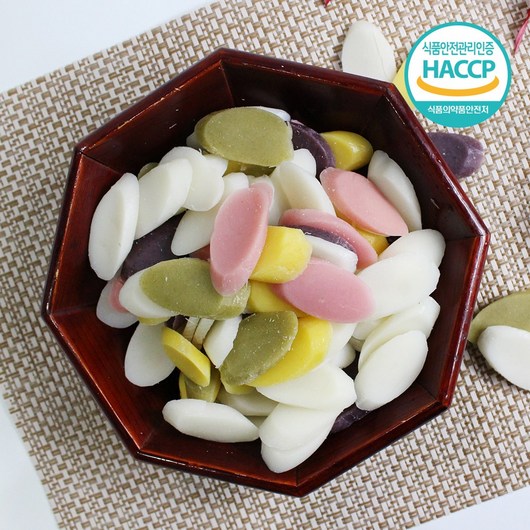 우리 농산물로 만든 오색 떡국떡 500gx2, 2세트, 500g