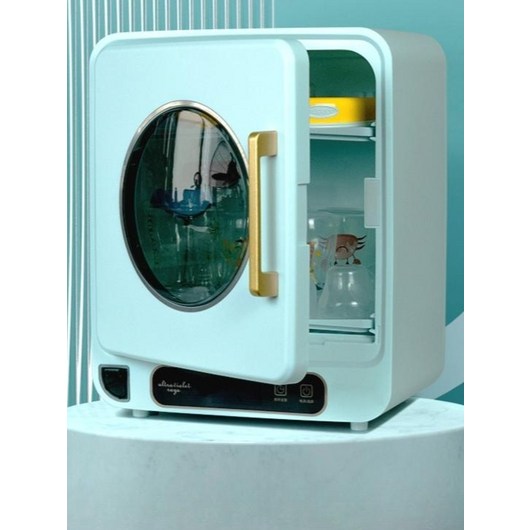 휴대용 미니 자외선 살균기 23L 220V 자외선 UV 살균 다기능 살균기 젖병 살균기, 업그레이드 화이트