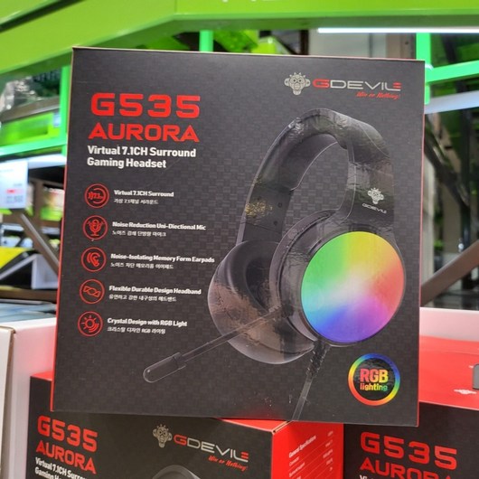 지데빌 헤드셋 G535 블랙