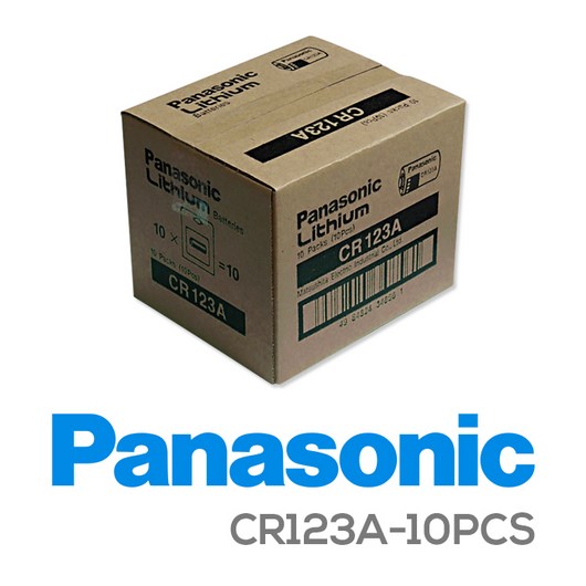 파나소닉 CR123A-10PCS(2/3A 3V 1550mAh), 1개