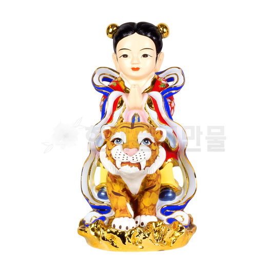 1자 5치 호랑이 동자 세트 – 1개 궁대신