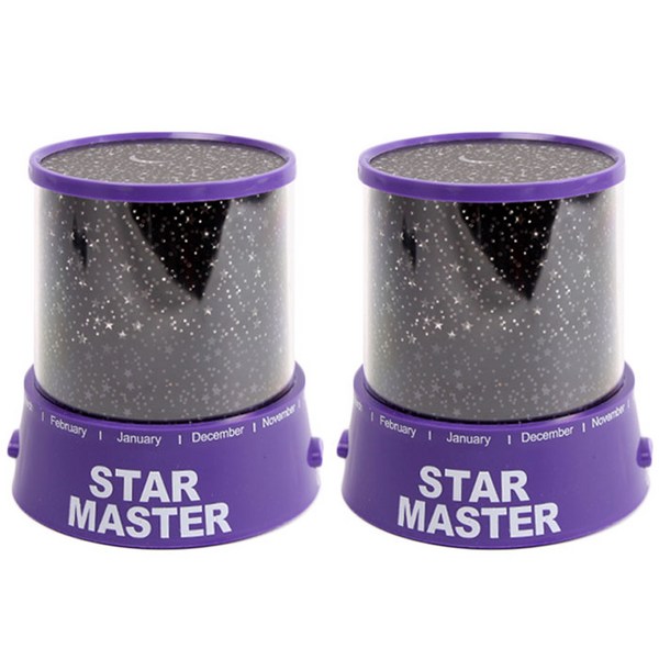 디자인에버 밀키웨이 무드램프 2개, 퍼플