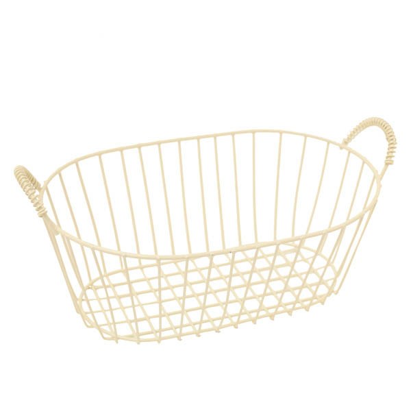 더자카 메탈바스켓, 아이보리, 1개