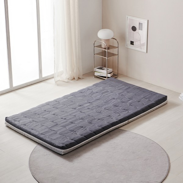  홈잡스 9존 슬립 접이식 토퍼 매트리스 + 결합벨트 11cm 