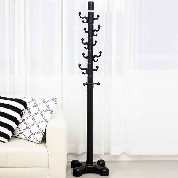 에스파스 스텐드형 옷걸이 딱따구리 92, 블랙