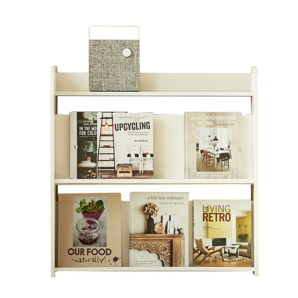 라메종하우스 메블루 3단 전면 수납 책장, 스노우화이트