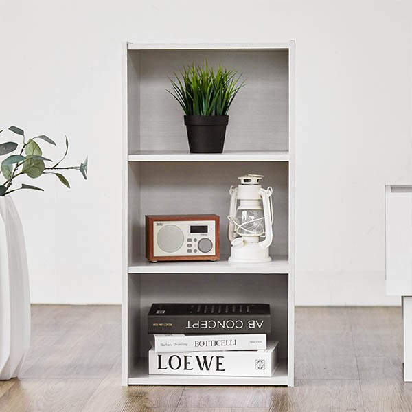  아이리스 모듈 시스템 수납장 3단, 화이트 