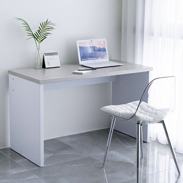 우드미가구 바오 1인용 컴퓨터책상 입식 1200, 워시