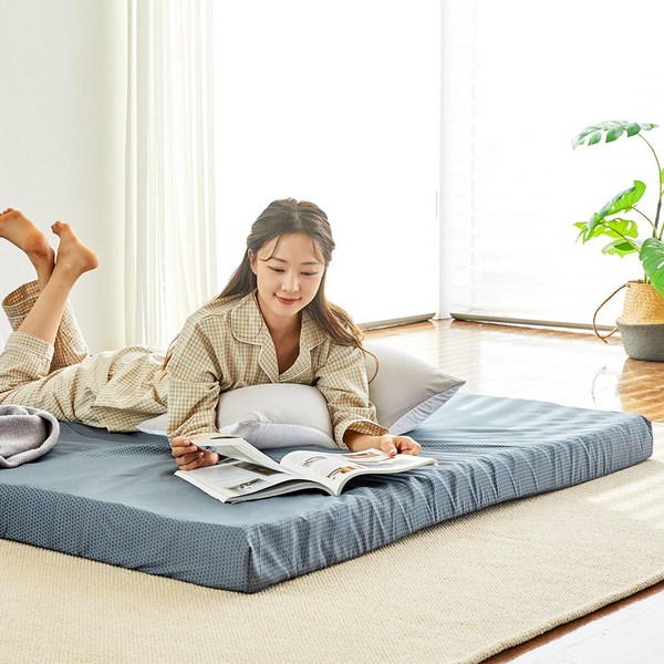  리브맘 국민토퍼 에어 매트리스 퀸 12cm 