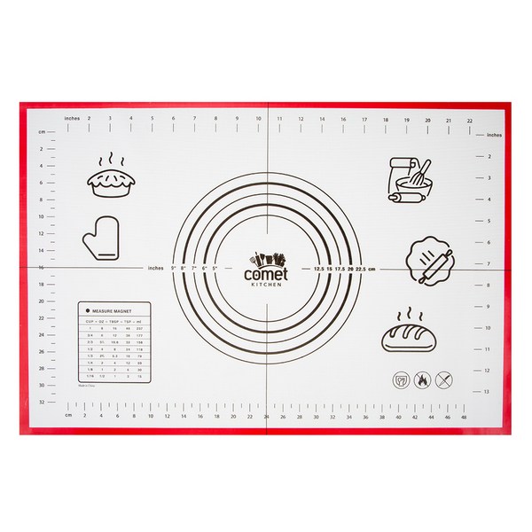 코멧 키친 실리콘 베이킹 작업매트, 1개