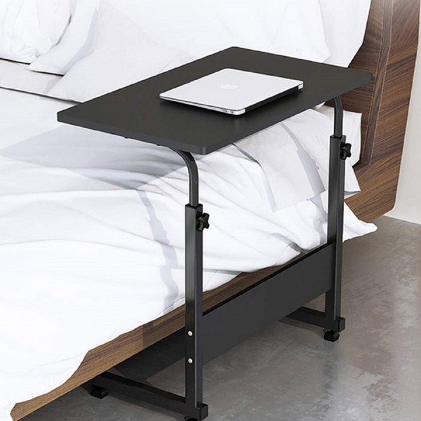  오에이데스크 이동식 사이드테이블 소 OT128, 블랙 